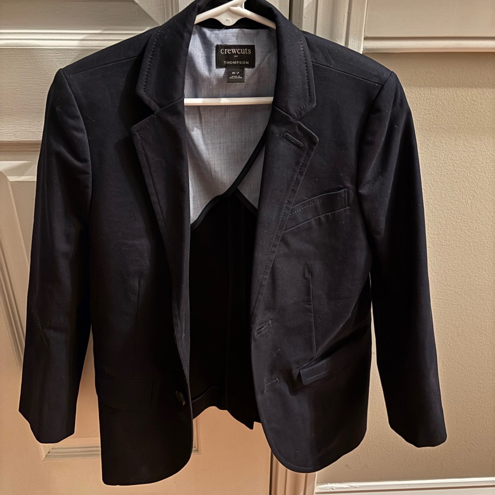 JCREW*Thompson Suit Crewcuts Midnight Navy Blazer and pants